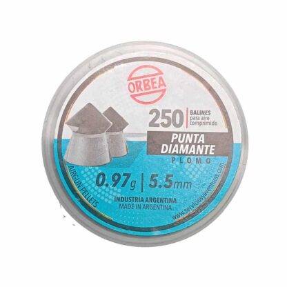 Diabolos 22 5.5 Copa Municion Magnum X 250 Rifle Aire diamante