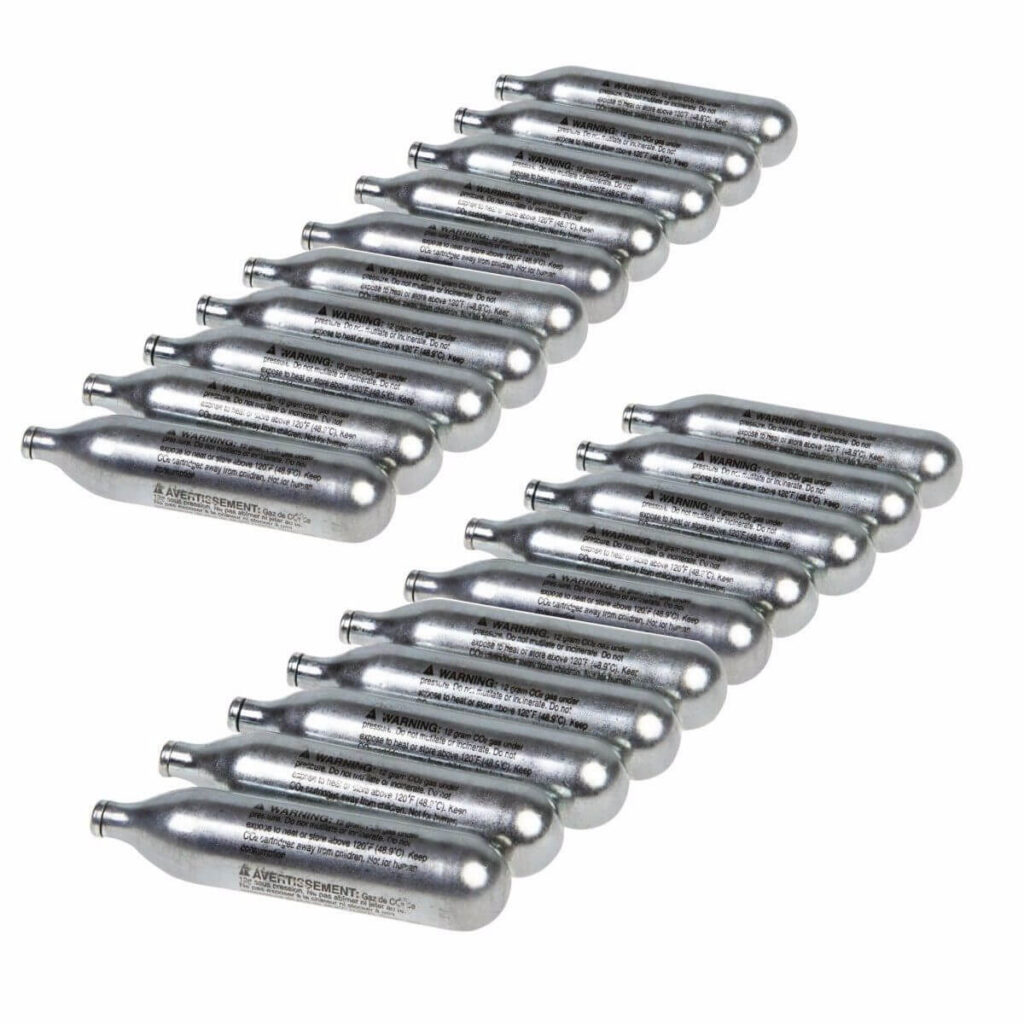 Pipetas Co2 Gas Pistola 20 Unidades Carnet