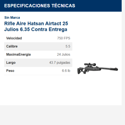 rifle-aire-hatsan-airtact-25-julios-635-contra-entrega