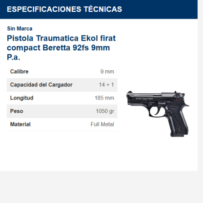 pistola-traumatica-ekol-firat-compact-beretta-92fs-9mm-pa
