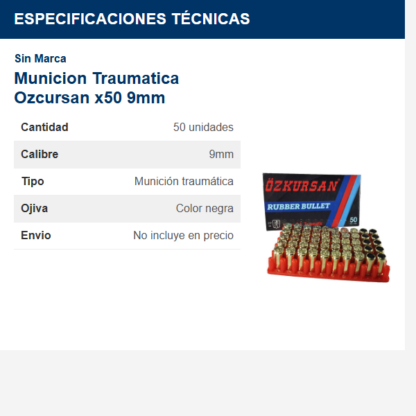 municion-traumatica-ozcursan-x50-9mm