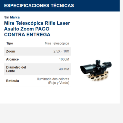 mira-telescópica-rifle-laser-asalto-zoom-pago-contra-entrega
