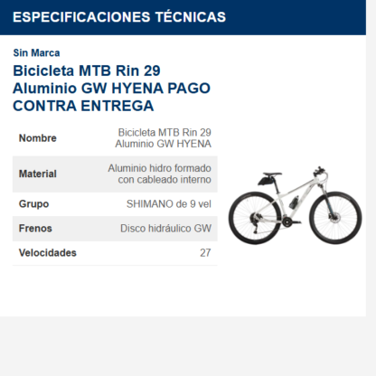 bicicleta-mtb-rin-29-aluminio-gw-hyena-pago-contra-entrega