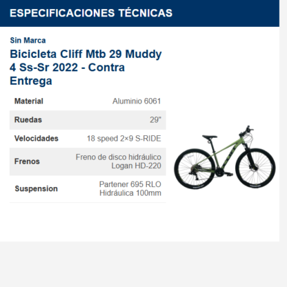 bicicleta-cliff-mtb-29-muddy-4-ss-sr-2022---contra-entrega