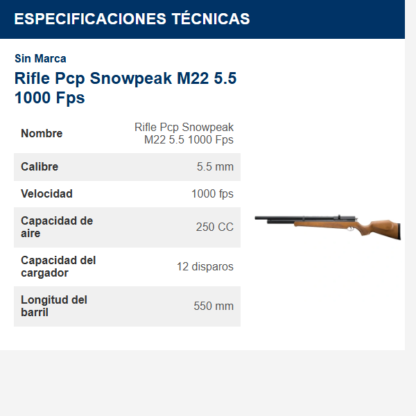 rifle-pcp-snowpeak-m22-55-1000-fps