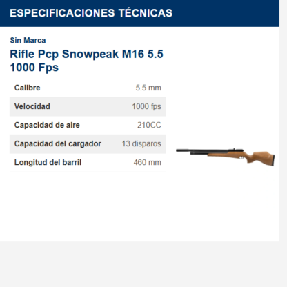 rifle-pcp-snowpeak-m16-55-1000-fps