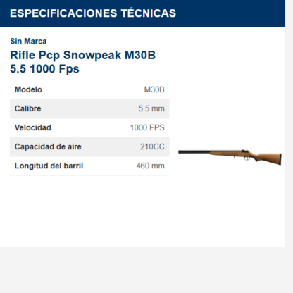 rifle-pcp-snowpeak-m30b-55-1000-fps