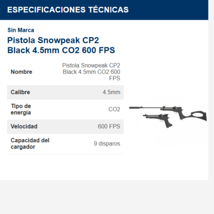 pistola-snowpeak-cp2-black-45mm-co2-600-fps
