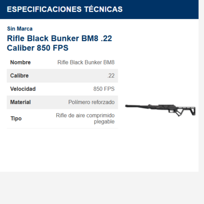 rifle-black-bunker-bm8-22-caliber-850-fps