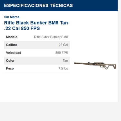 rifle-black-bunker-bm8-tan-22-cal-850-fps
