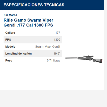 rifle-gamo-swarm-viper-gen3i-177-cal-1300-fps