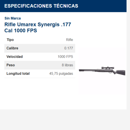 rifle-umarex-synergis-177-cal-1000-fps