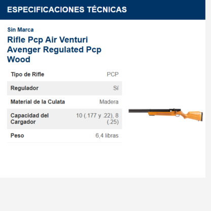 rifle-pcp-air-venturi-avenger-regulated-pcp-wood