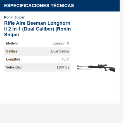 rifle-aire-beeman-longhorn-ii-2-in-1-dual-caliber-ronin-sniper