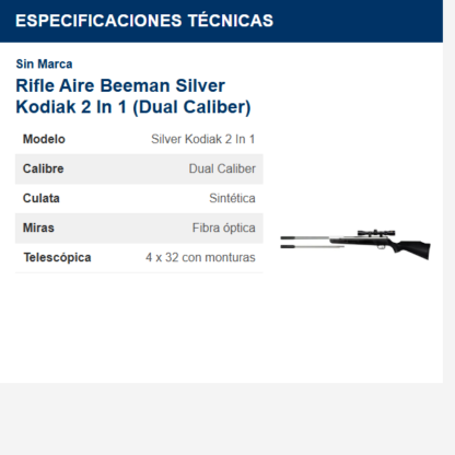 rifle-aire-beeman-silver-kodiak-2-in-1-dual-caliber