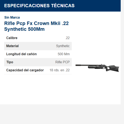 rifle-pcp-fx-crown-mkii-22-synthetic-500mm