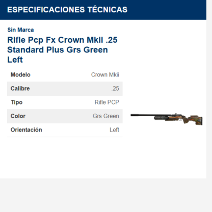 rifle-pcp-fx-crown-mkii-25-standard-plus-grs-green-left