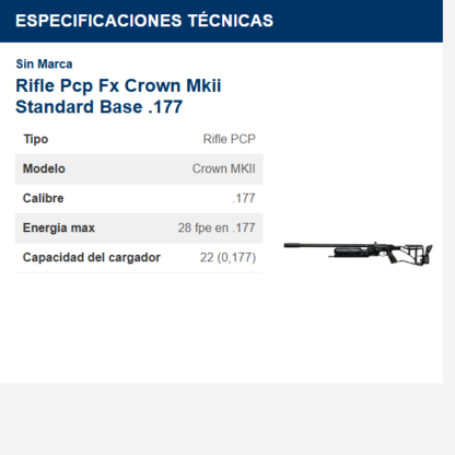 rifle-pcp-fx-crown-mkii-standard-base-177