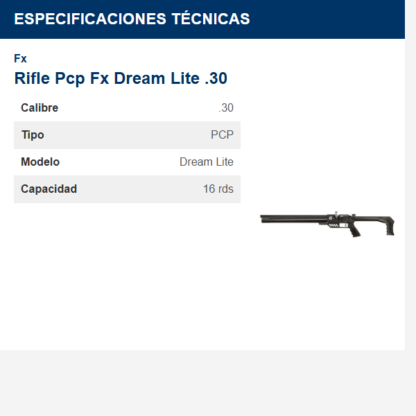 rifle-pcp-fx-dream-lite-30