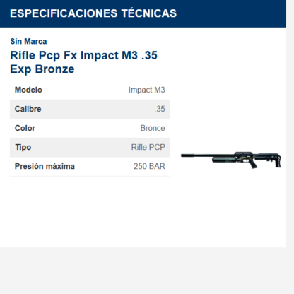 rifle-pcp-fx-impact-m3-35-exp-bronze