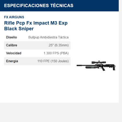 rifle-pcp-fx-impact-m3-exp-black-sniper