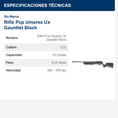 rifle-pcp-umarex-ux-gauntlet-black