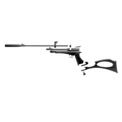 pistola snowpeak cp2 black 45mm co2 600 fps-1