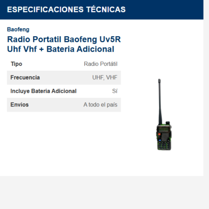 radio-portatil-baofeng-uv5r-uhf-vhf--bateria-adicional