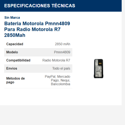 bateria-motorola-pmnn4809-para-radio-motorola-r7-2850mah