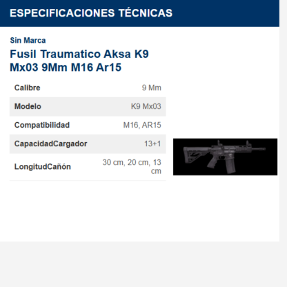 fusil-traumatico-aksa-k9-mx03-9mm-m16-ar15