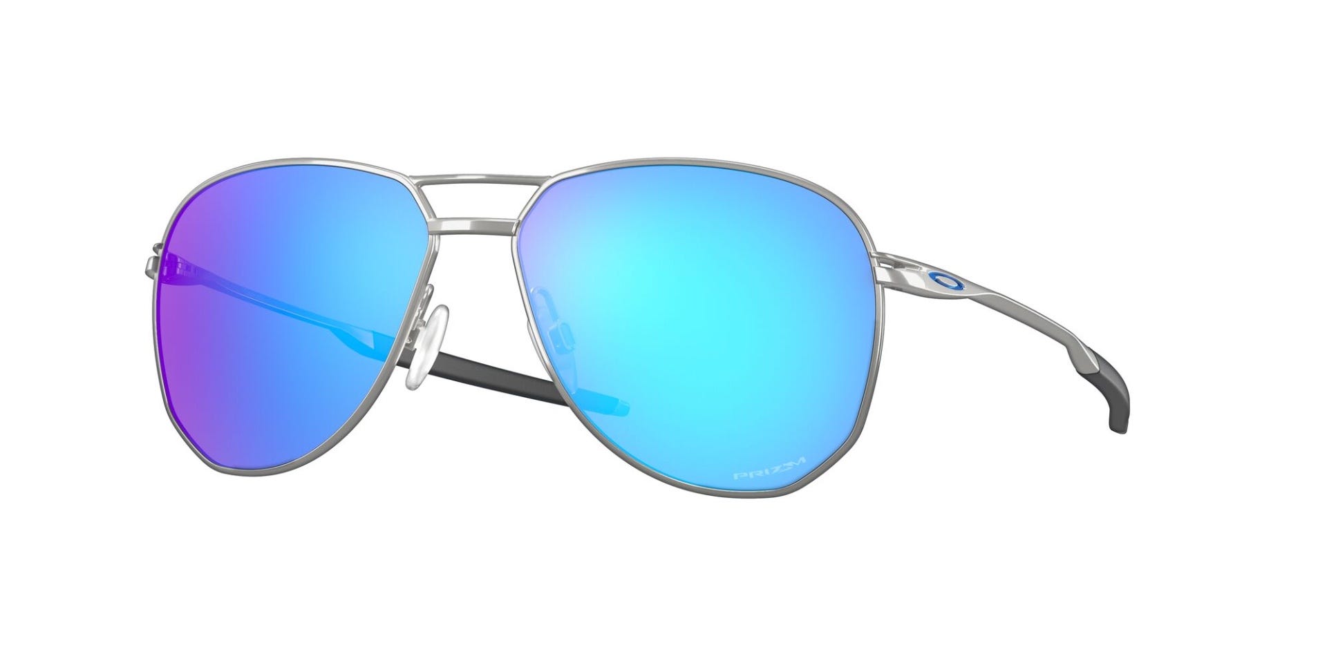 5.11 Oakley® Contrail Satin Chrome con lentes Prizm Sapphire