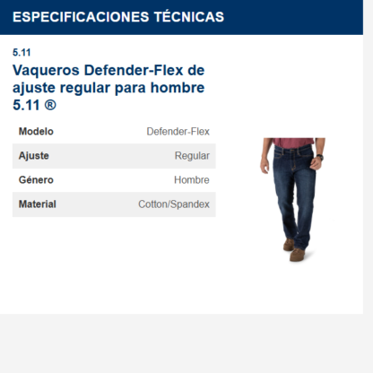 vaqueros-defender-flex-de-ajuste-regular-para-hombre-511