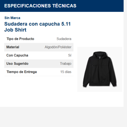 sudadera-con-capucha-511-job-shirt