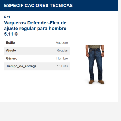vaqueros-defender-flex-de-ajuste-regular-para-hombre-511
