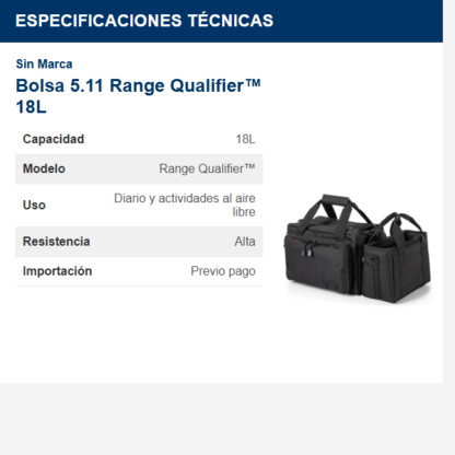 bolsa-511-range-qualifier-18l