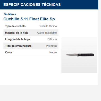 cuchillo-511-float-elite-sp