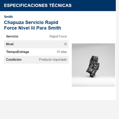 chapuza-----servicio-rapid-force-nivel-iii-para-smith