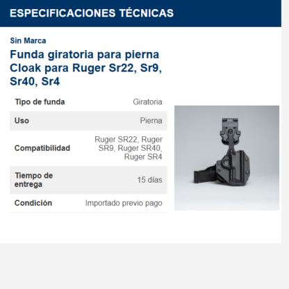 funda-giratoria-para-pierna-cloak-para-ruger-sr22-sr9-sr40-sr4