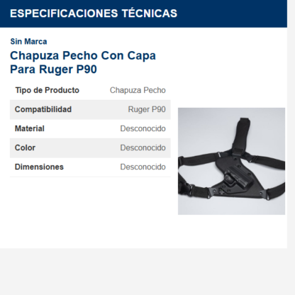chapuza-----pecho-con-capa-para-ruger-p90