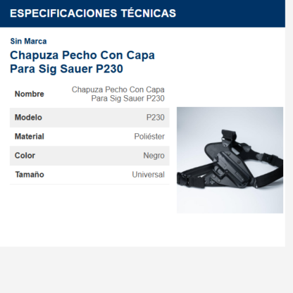 chapuza-----pecho-con-capa-para-sig-sauer-p230