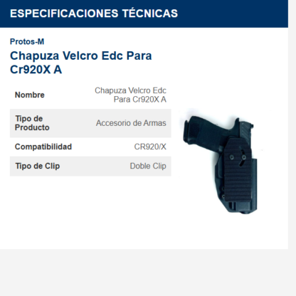 chapuza-----velcro-edc-para-cr920x-a
