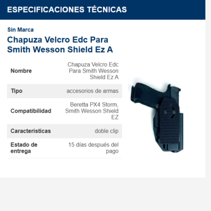 chapuza-----velcro-edc-para-smith-wesson-shield-ez-a