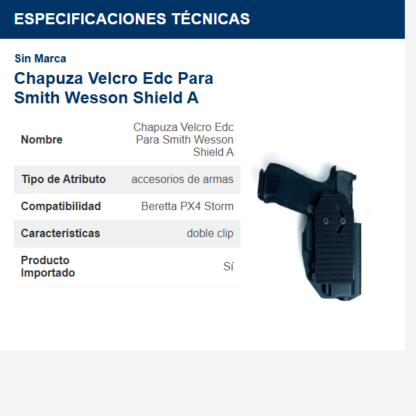 chapuza-----velcro-edc-para-smith-wesson-shield-a