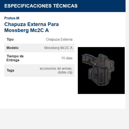 chapuza-externa---para-mossberg-mc2c-a