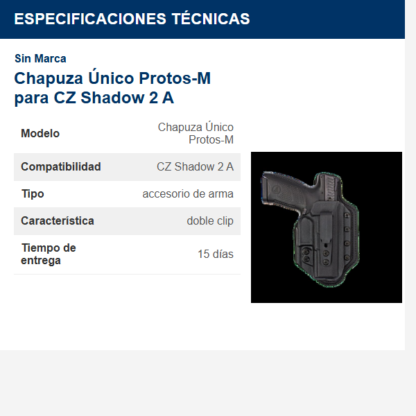 chapuza--único-protos-m-para-cz-shadow-2-a
